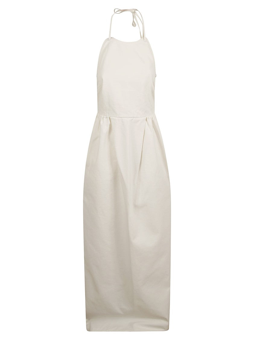 Max Mara Halter Neck Maxi Dress