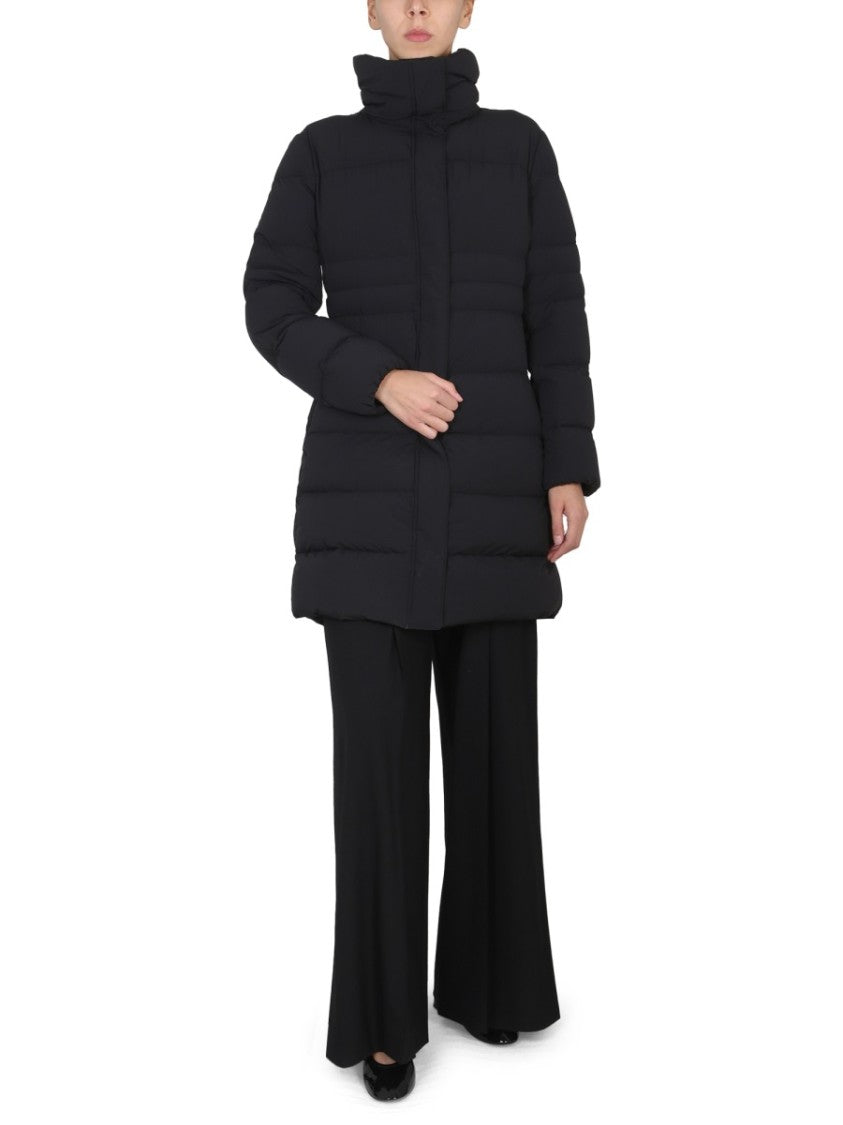 Aspesi High-Collar Padded Coat With Concealed Closure