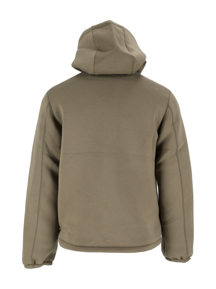 K-Way Jack Spacer Nylon Double Corto Cropped Hooded Jacket