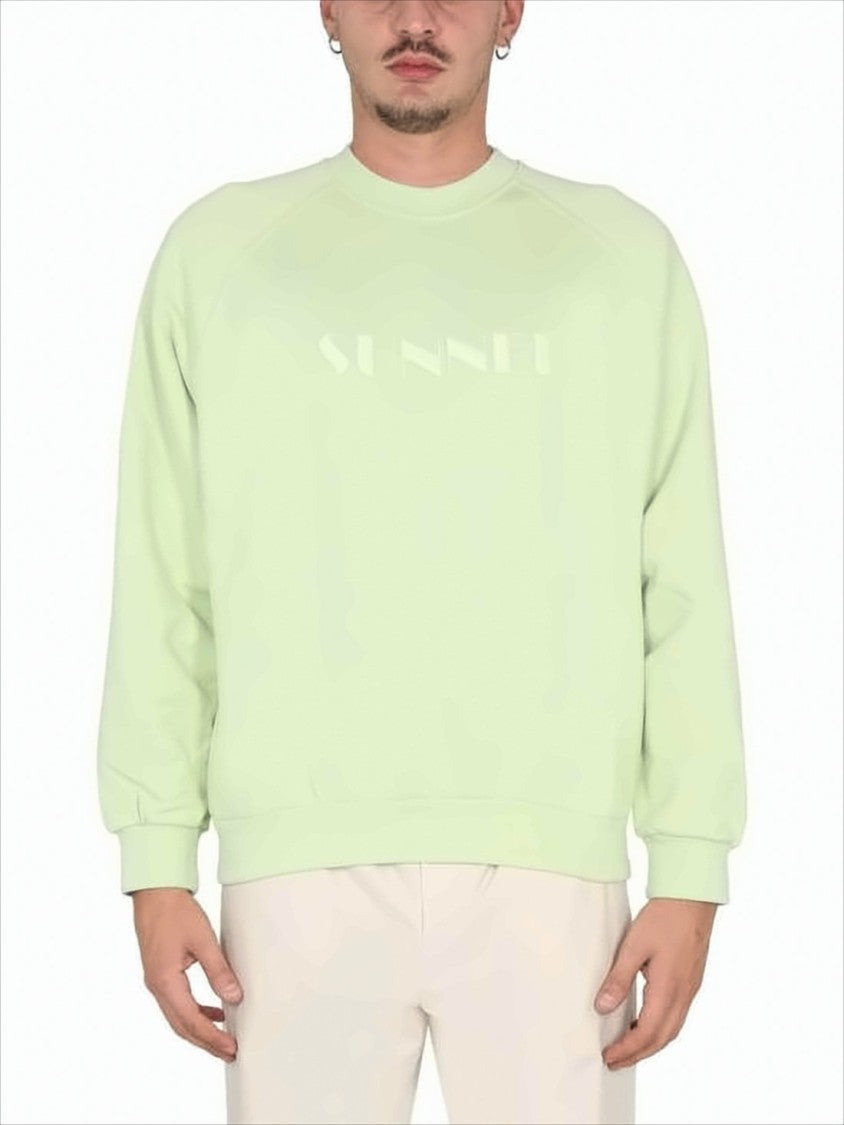 Sunnei Relaxed Fit Long-Sleeved Sweatshirt With Subtle Embossed Detail