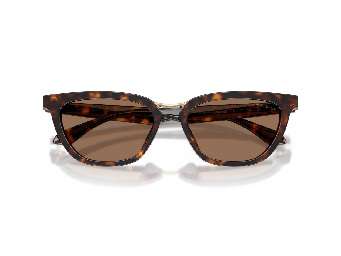 Giorgio Armani Gold 0Ar8253u Tortoiseshell Square Sunglasses