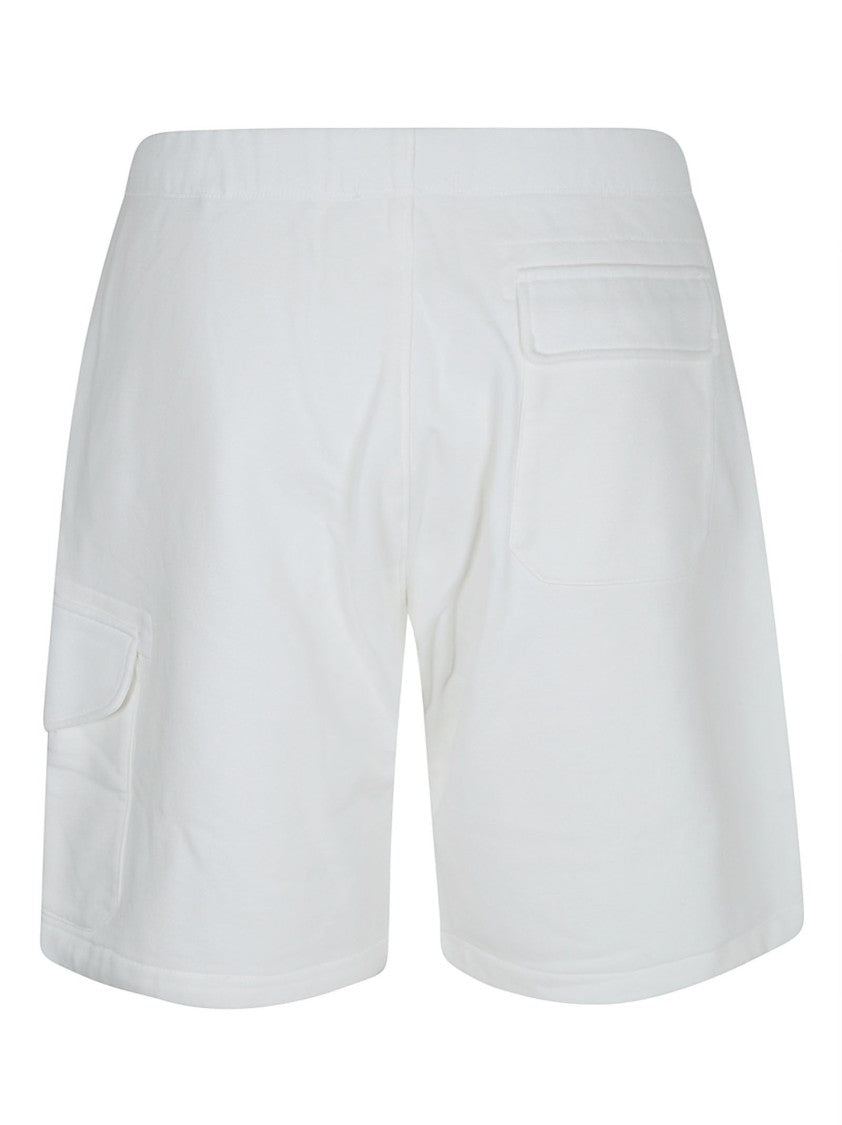 C.P. Company Diagonal Raised Fleece Cargo Sweatshorts