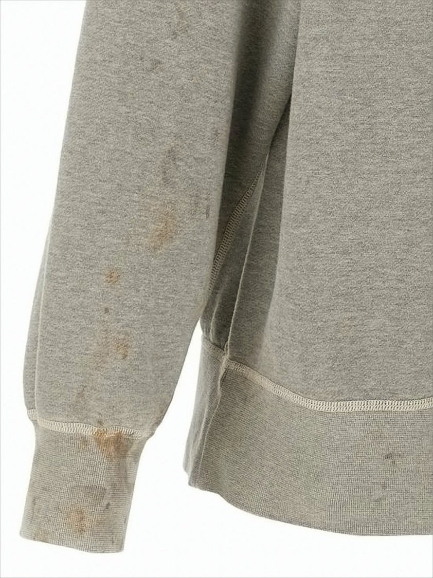 Saint Mxxxxxx Vintage Graphic Print Long-Sleeve Sweatshirt With Distressed Details