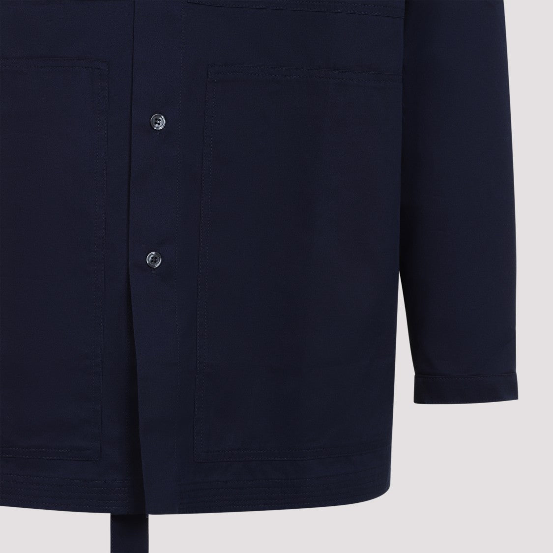 Mordecai Ink Blue Pocket Collar Shirt