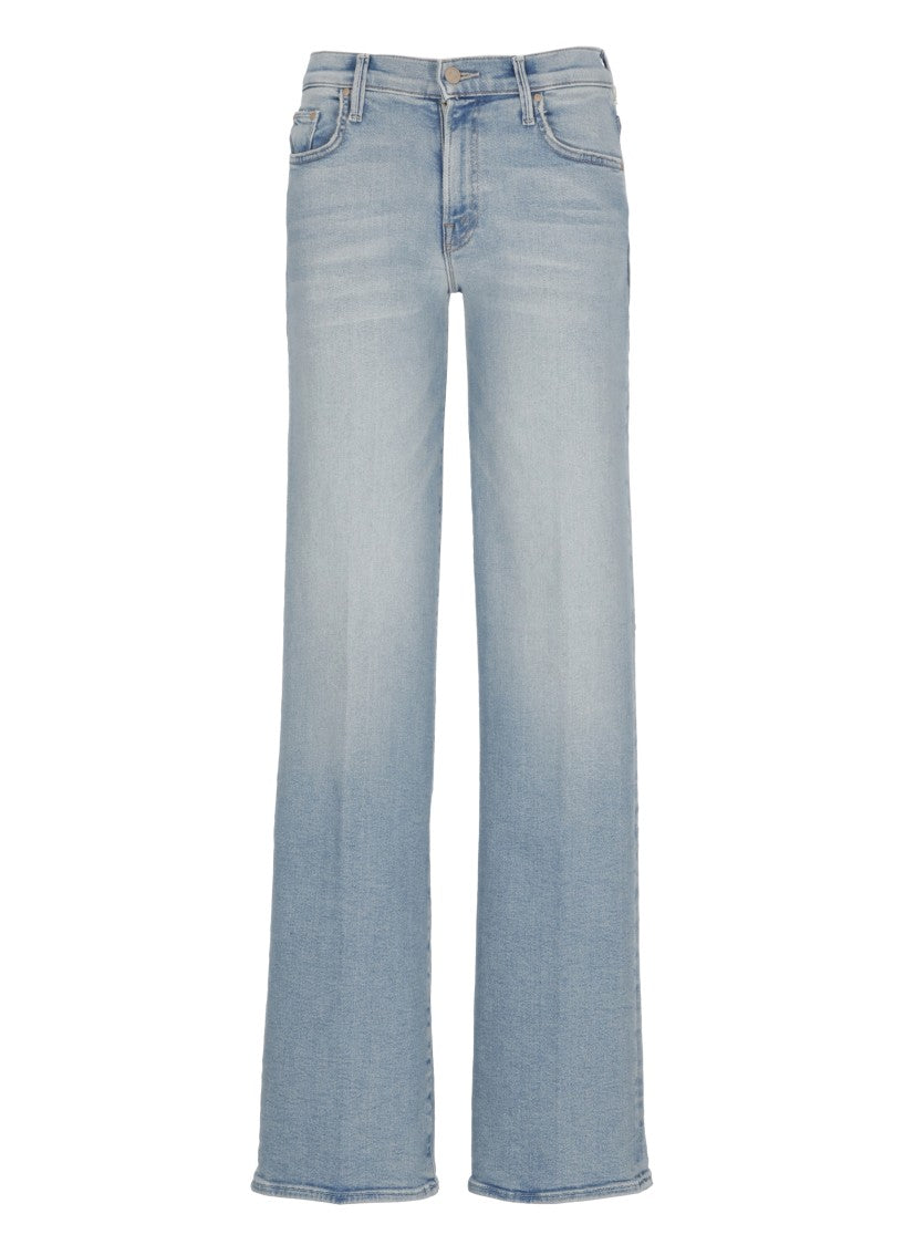 Mother Light Blue The Mid Rise Jeans