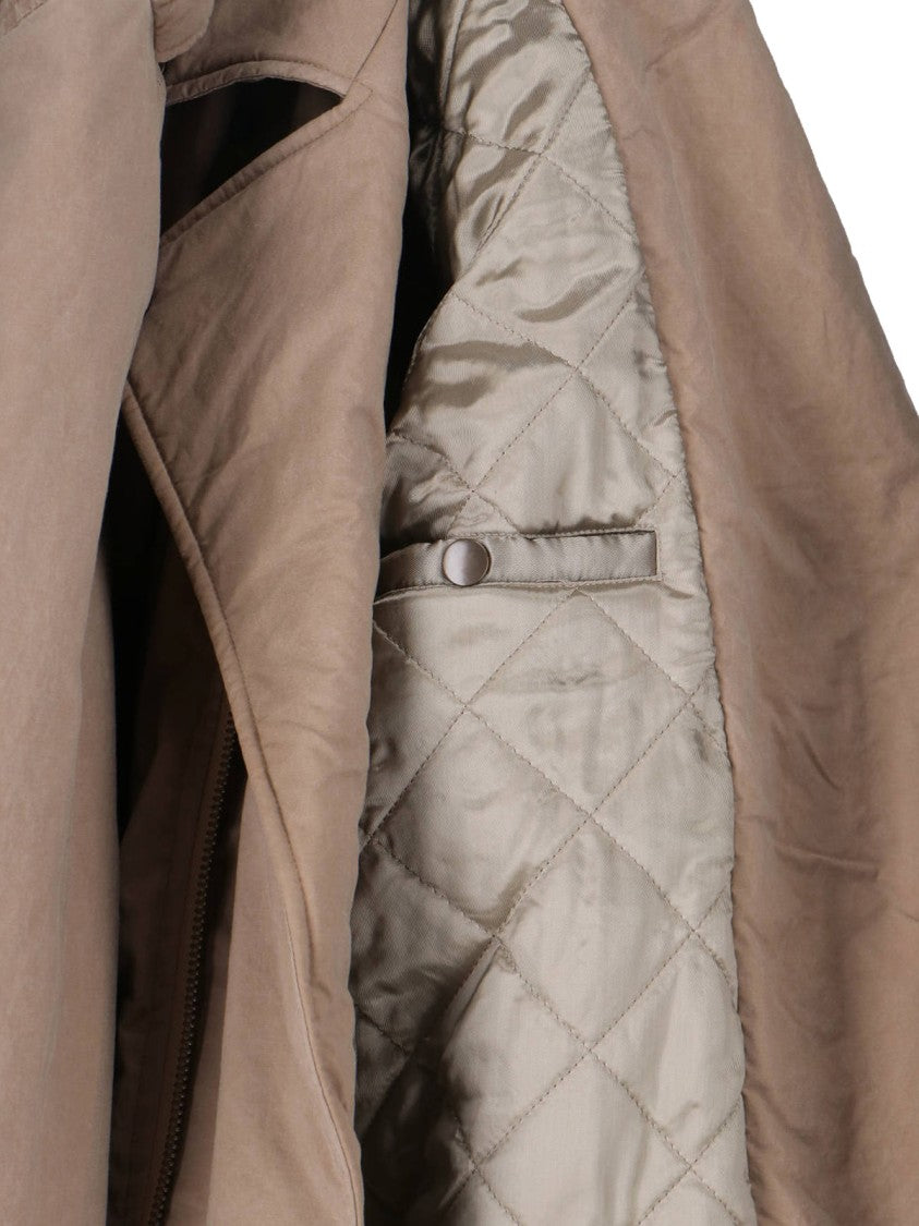 Mm6 By Maison Margiela Biker Jacket Beige