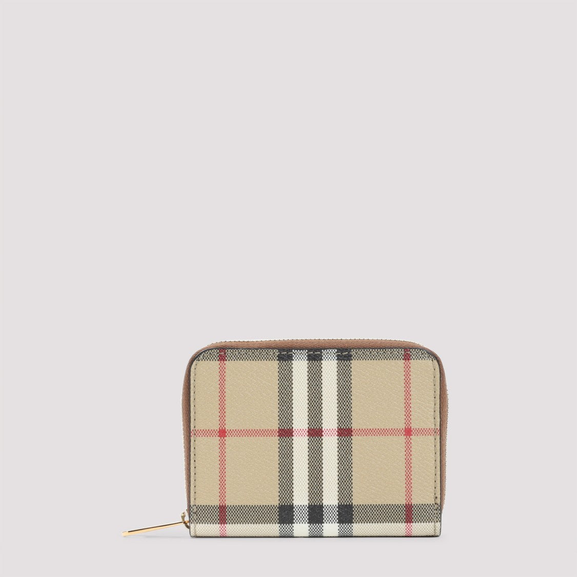 Burberry Archive Beige Mini Zip Around Wallet