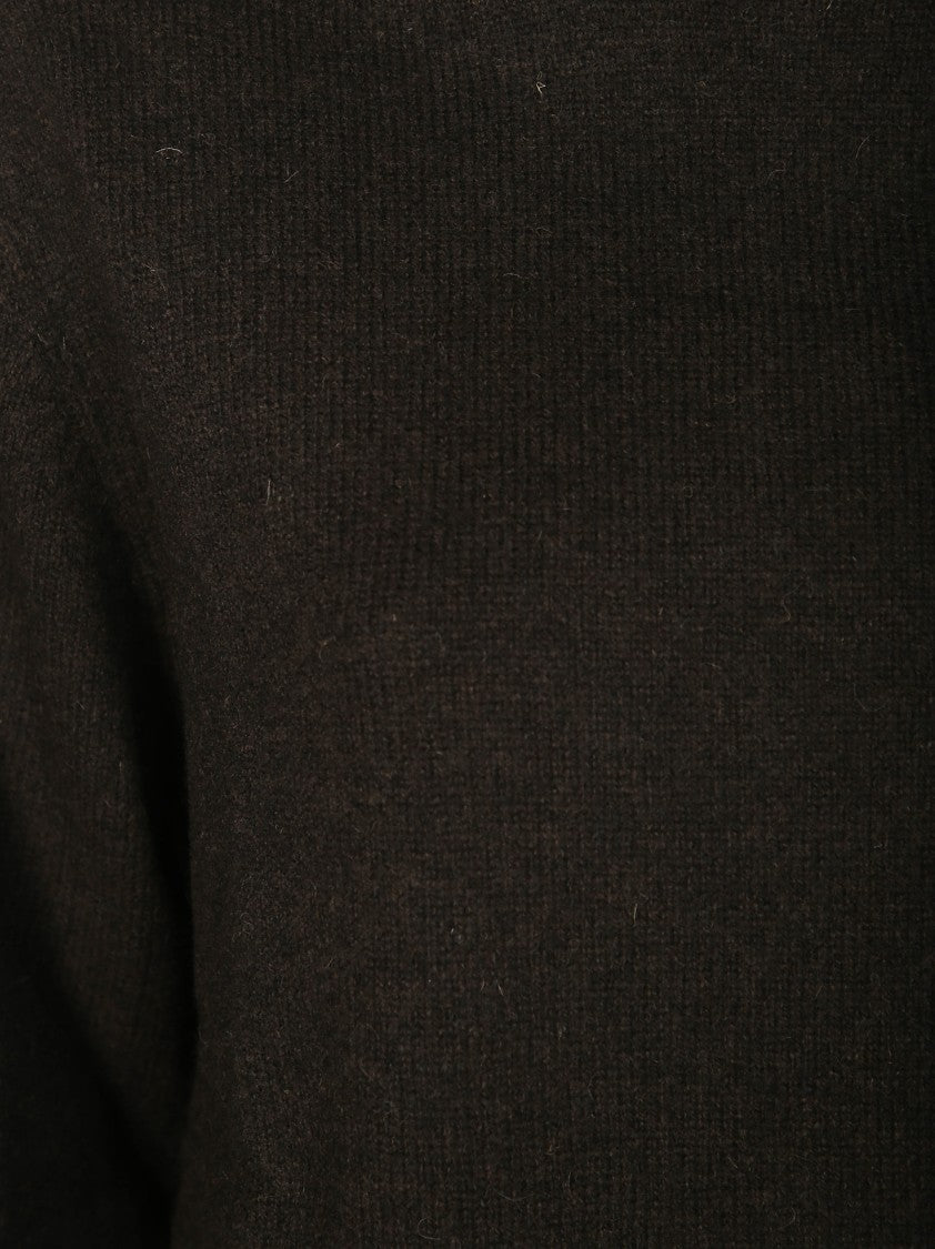 Daniele Fiesoli Long Sleeve Turtleneck Sweater With Ribbed Neckline