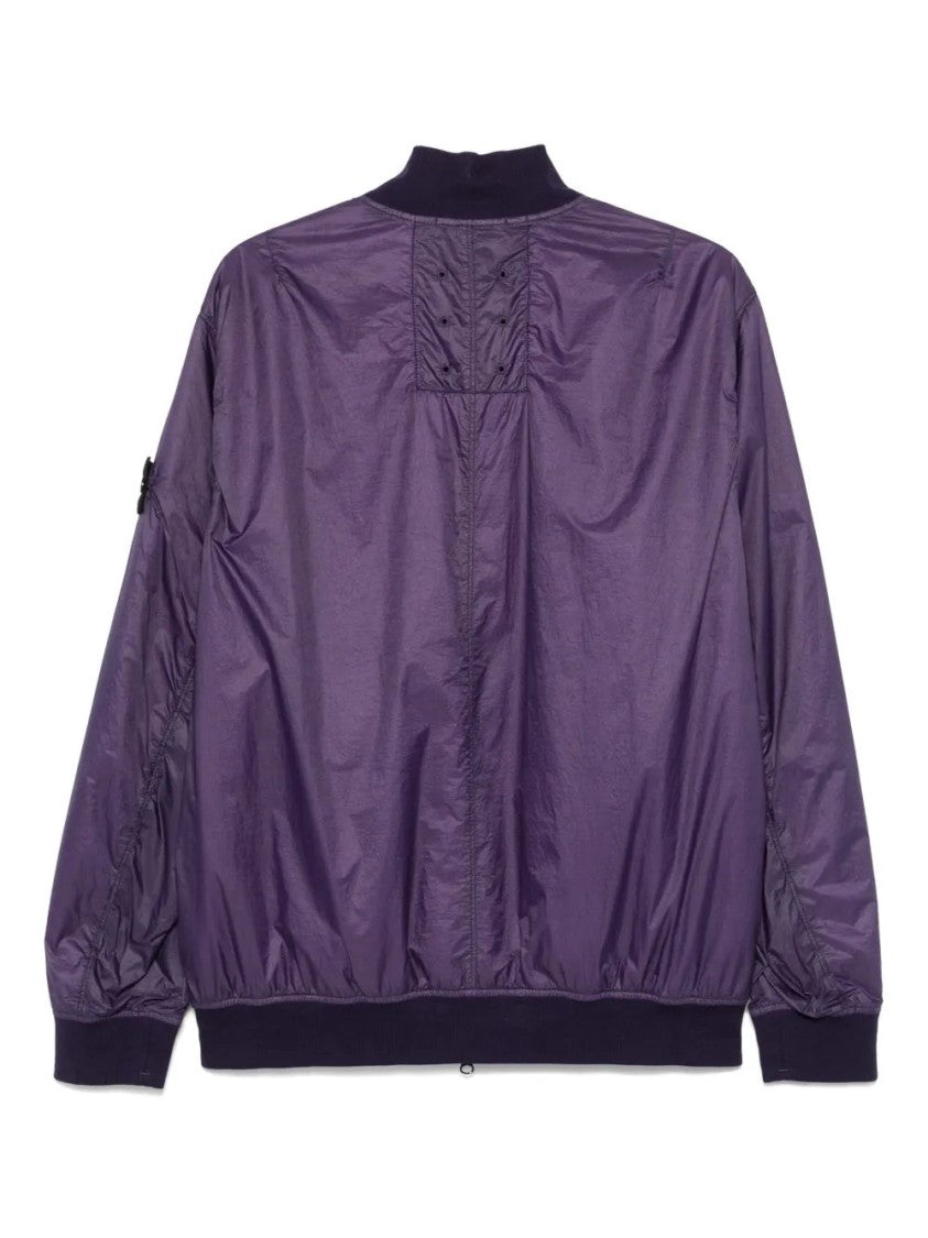 Stone Island Logo-Patch Bomber Jacket