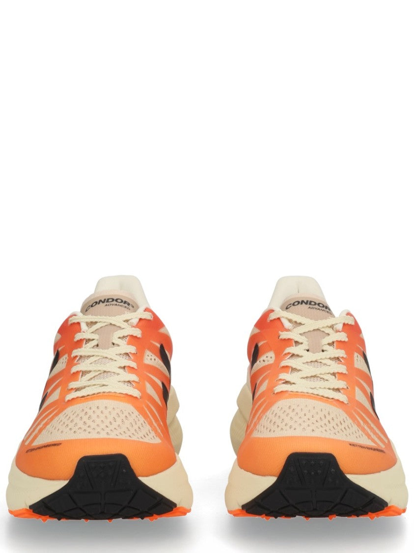 Veja Gradient Orange Sneakers With Bold Black Logo