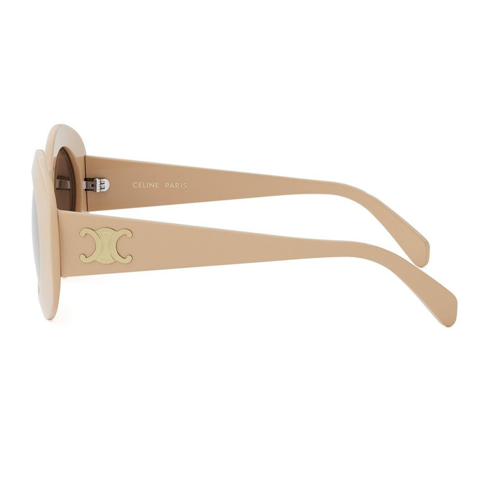 Celine Triomphe Beveled Oval Sunglasses