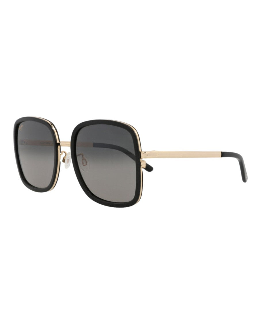 Maui Jim Square-Frame Metal Sunglasses