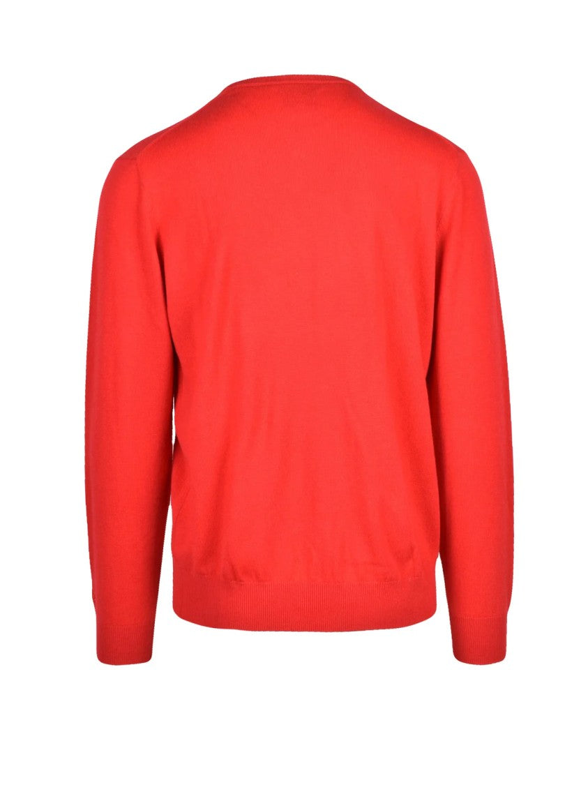 Mc2 Saint Barth Crewneck Sweater In Fine Merino Wool And Cashmere Blend