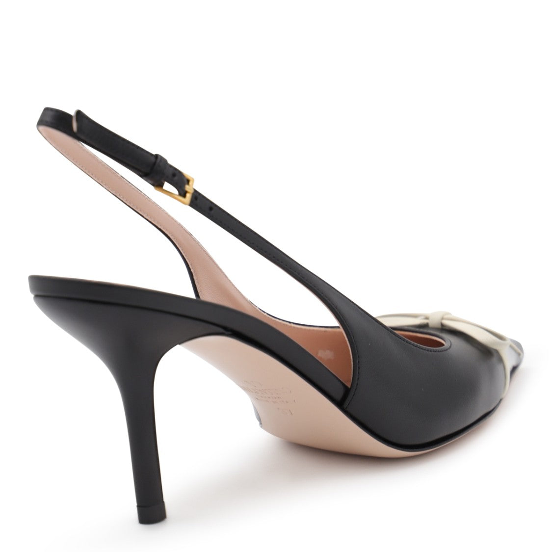 Valentino Garavani Black Leather Pumps