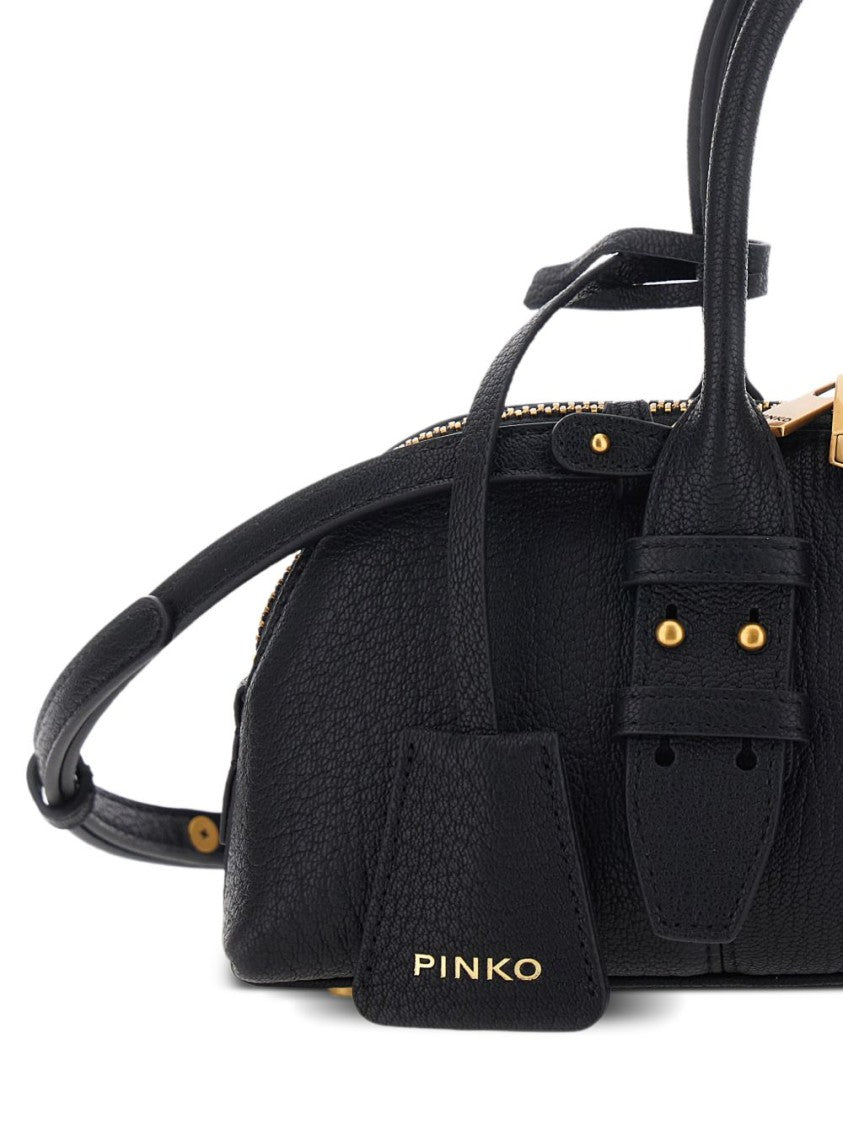 Pinko Black Sleek Carrying Options Handbag