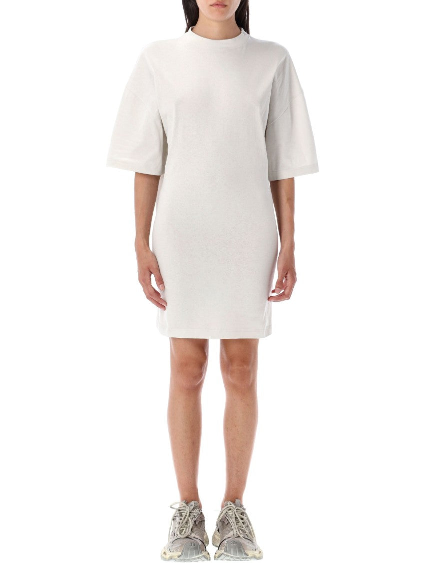 Balenciaga Semi Fitted Cotton T-Shirt Dress