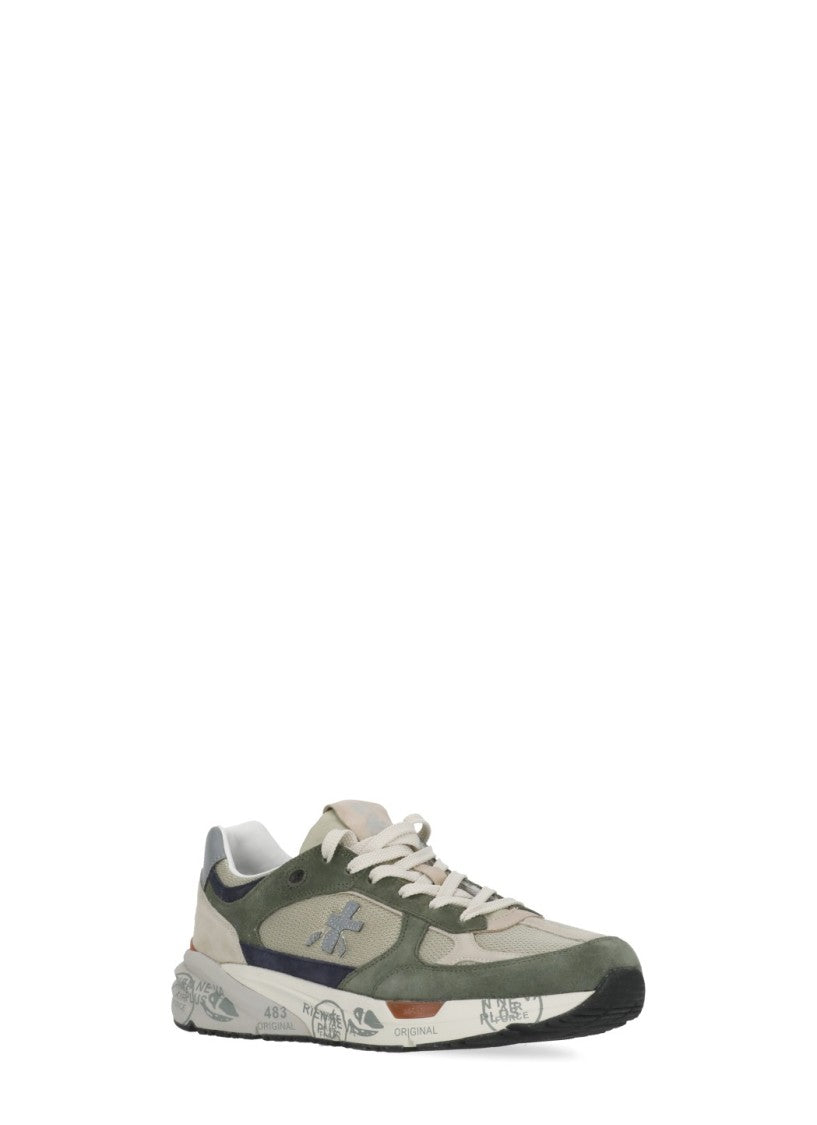 Premiata Mase25 8015 Suede-Blend Sneakers