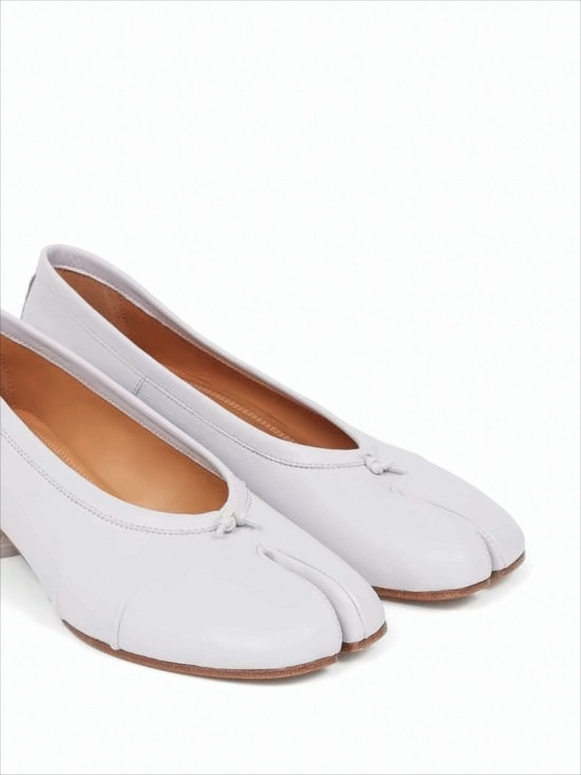 Maison Margiela Unique Split-Toe Flats With Low Block Heel