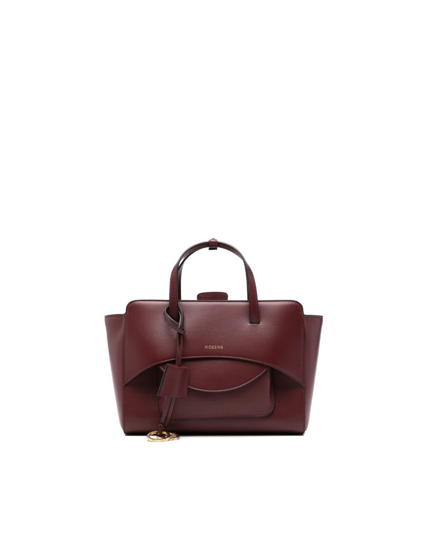 Hidesins Structured Handbag With Hidden Pocket And Adjustable Strap