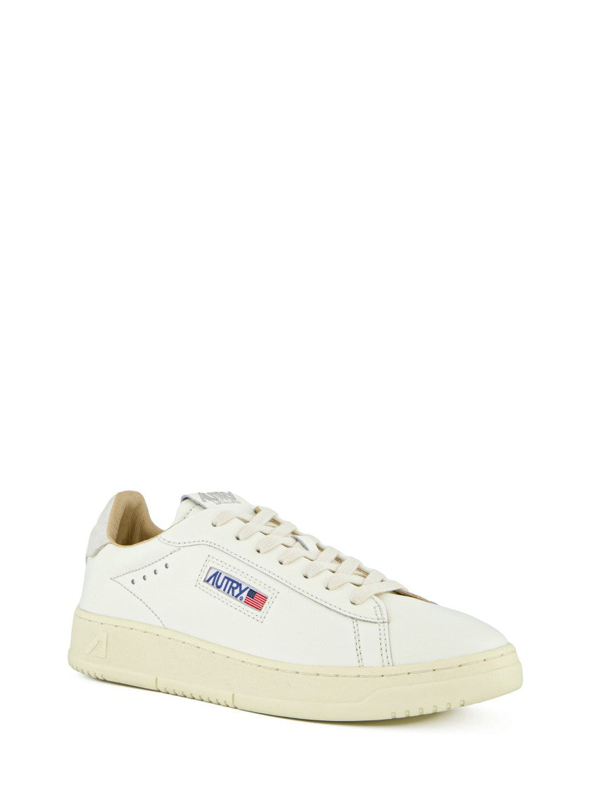Autry White Leather Sneakers
