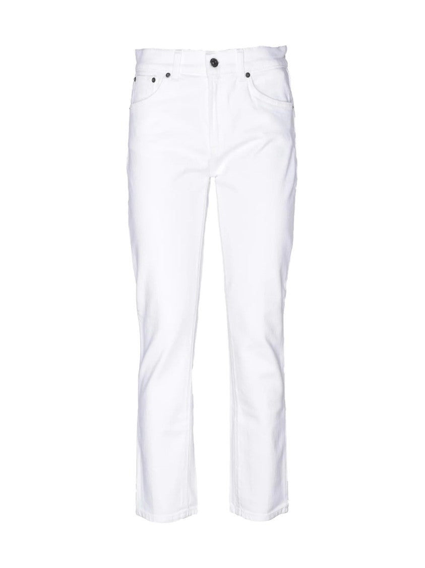 Dondup Daila Jeans With Whiskering Details And Zip Closure