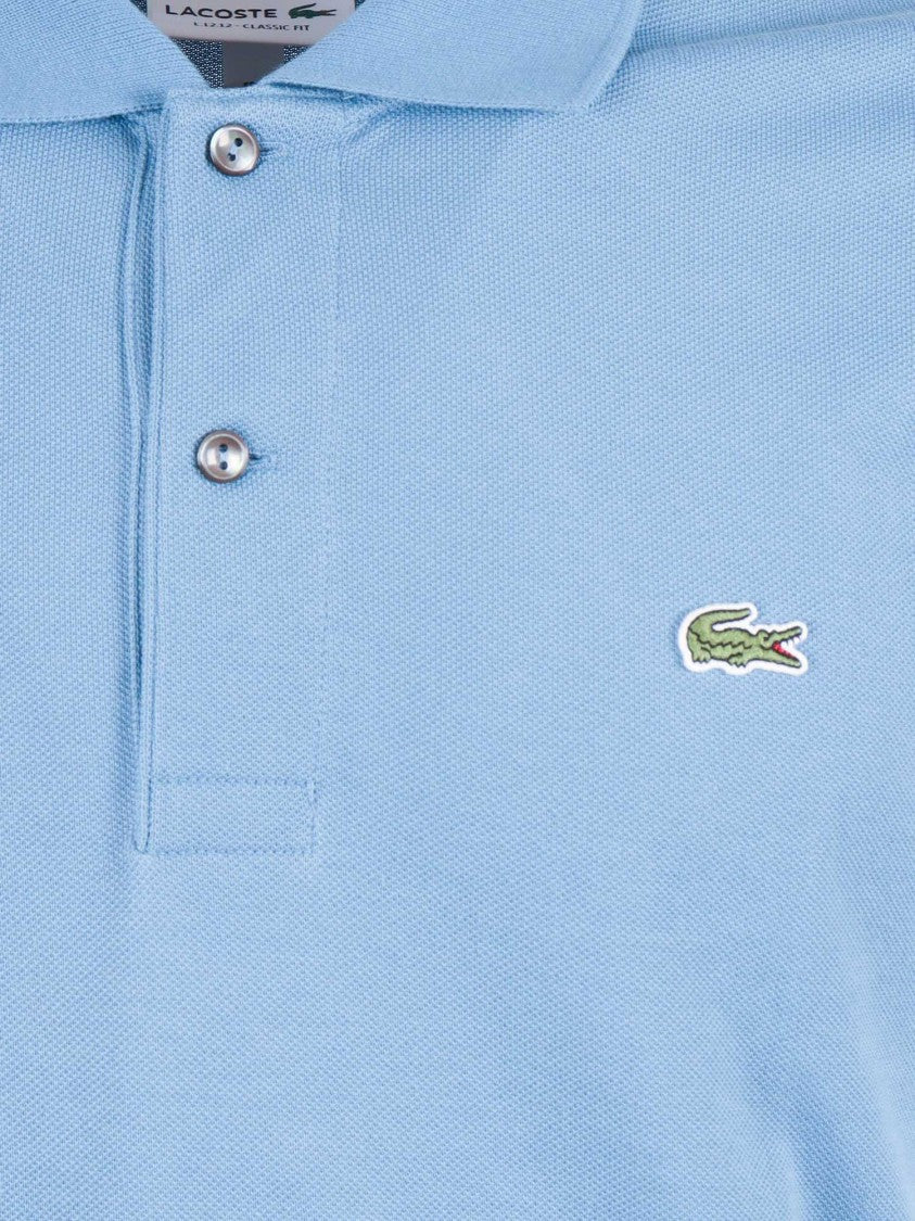 Lacoste Short Sleeve Textured Cotton Polo Shirt