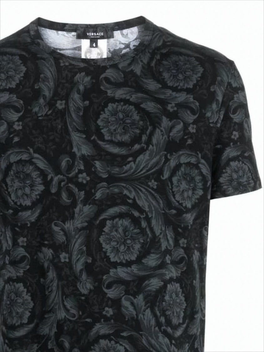Versace Intricate Pattern Short-Sleeve T-Shirt By Versace