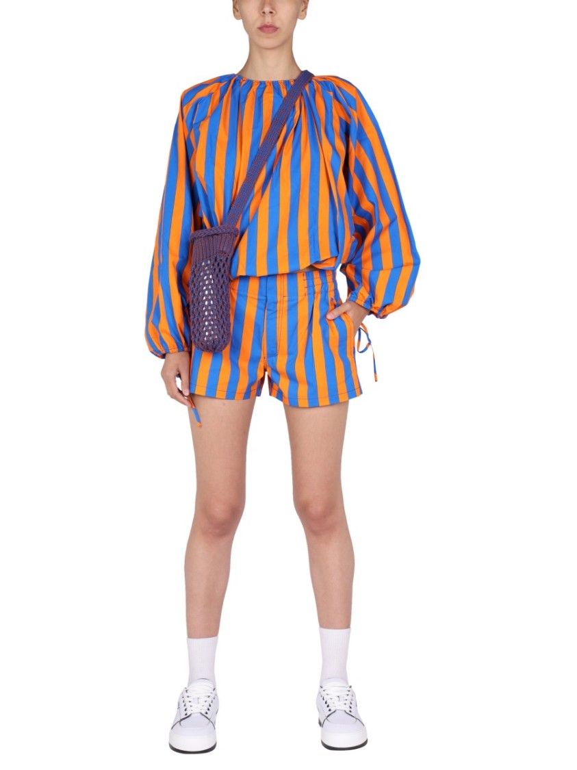 Sunnei Striped Pattern Shorts
