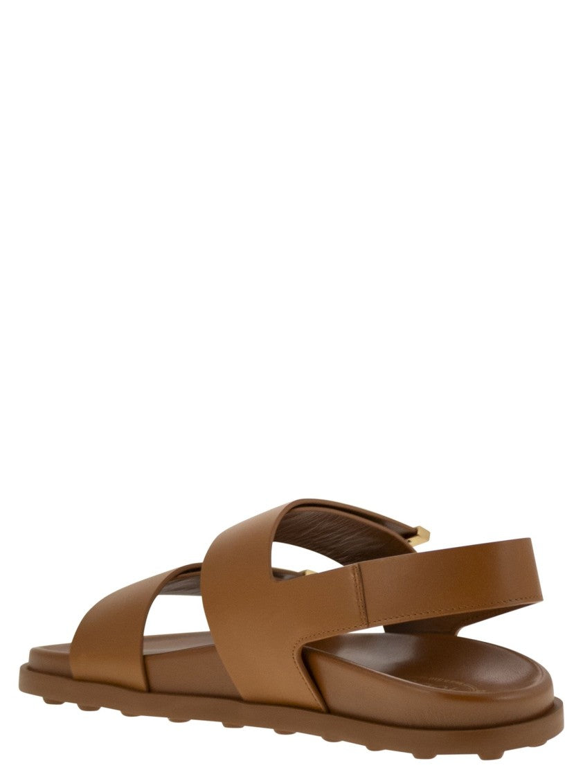 Tod's Sandal With Two Leather Straps