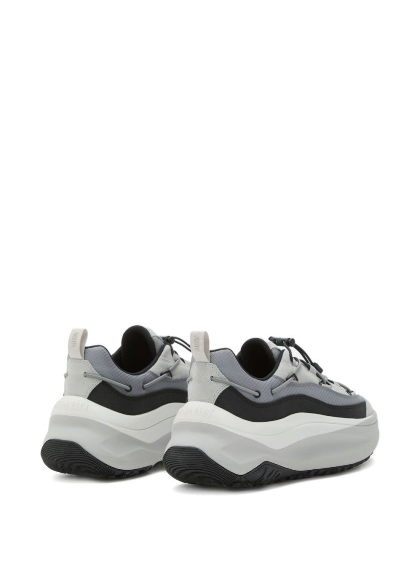 Moon Boot Suede And Technical Fabric Sneakers