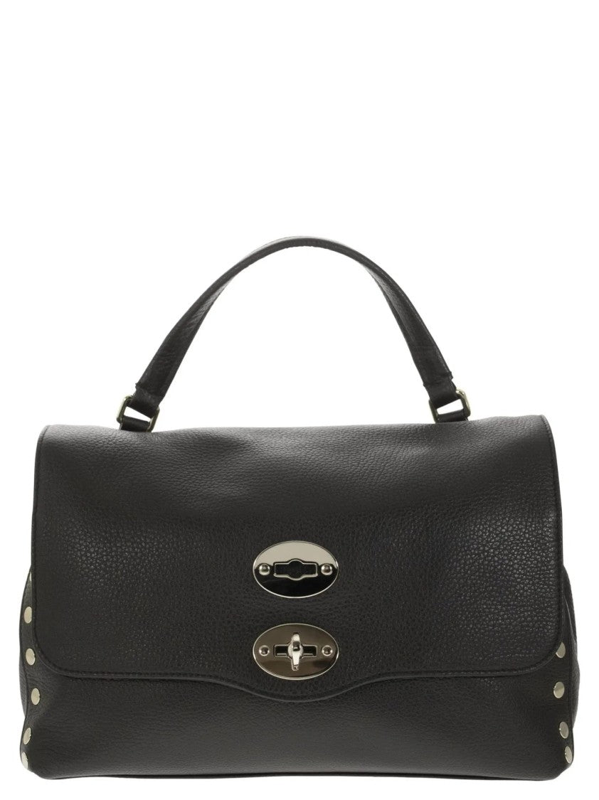 Zanellato Textured Calf Leather Shoulder Bag