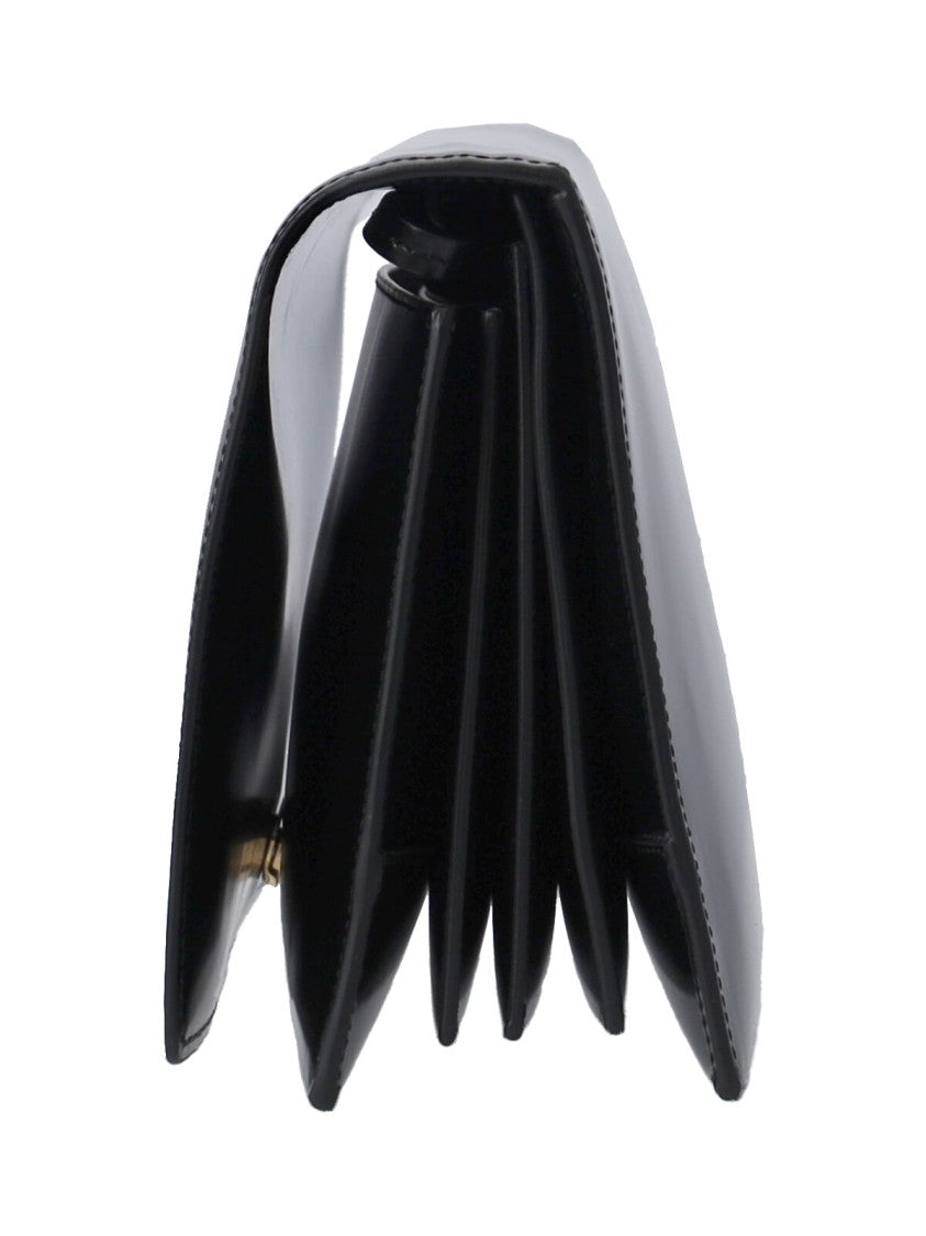 Jil Sander Calf Leather Shoulder Bag With Adjustable Strap