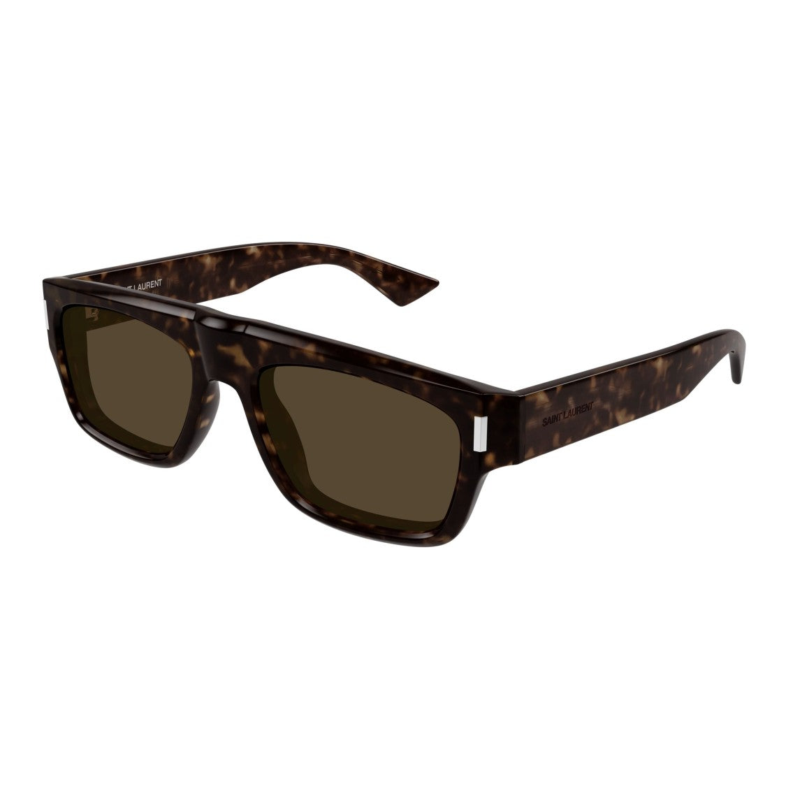 Saint Laurent Sl 762 Rectangular Tortoiseshell Sunglasses