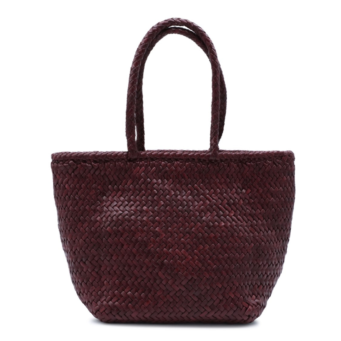Dragon Diffusion Woven Medium Tote Bag In Rich Burgundy