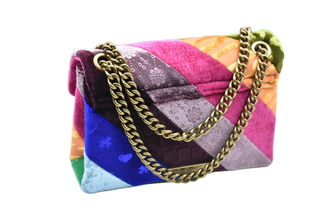 Kurt Geiger Patchwork Handbag With Decorative Clasp