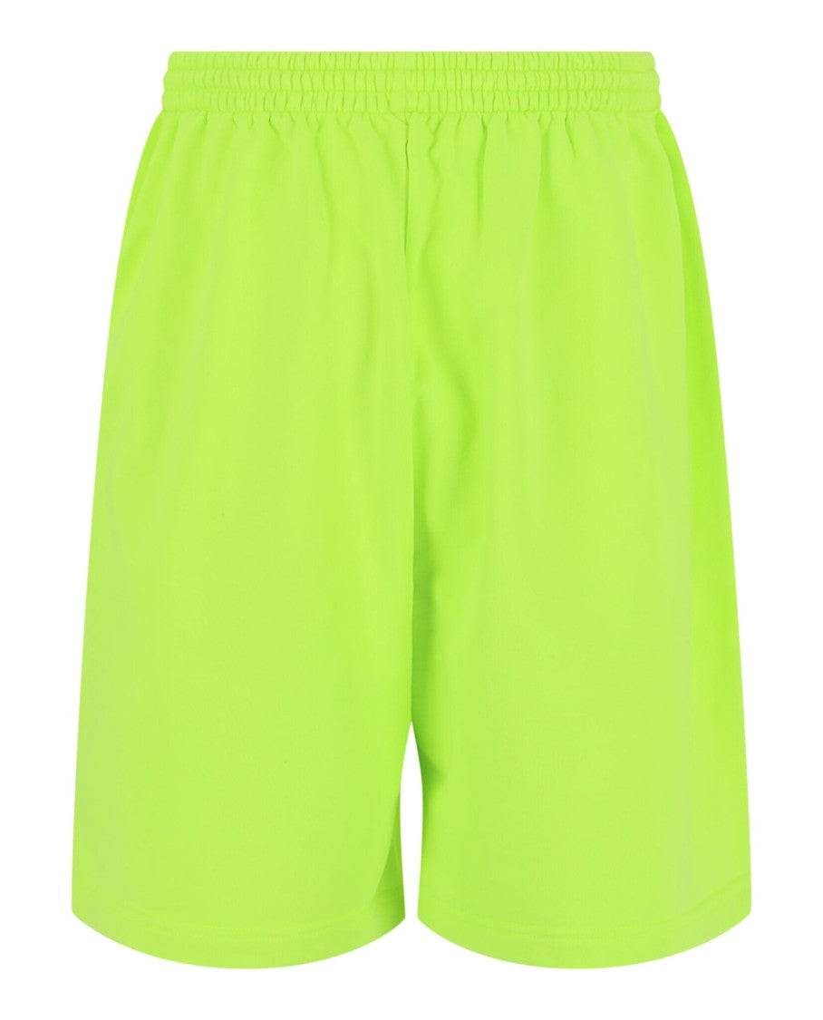 Balenciaga Bb Embroidered Logo Sweat Shorts
