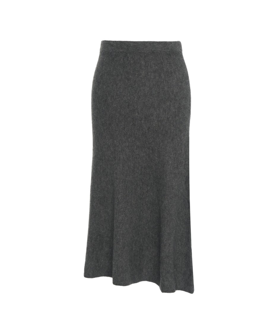 Kaos Knitted Midi Skirt With Trapeze Silhouette