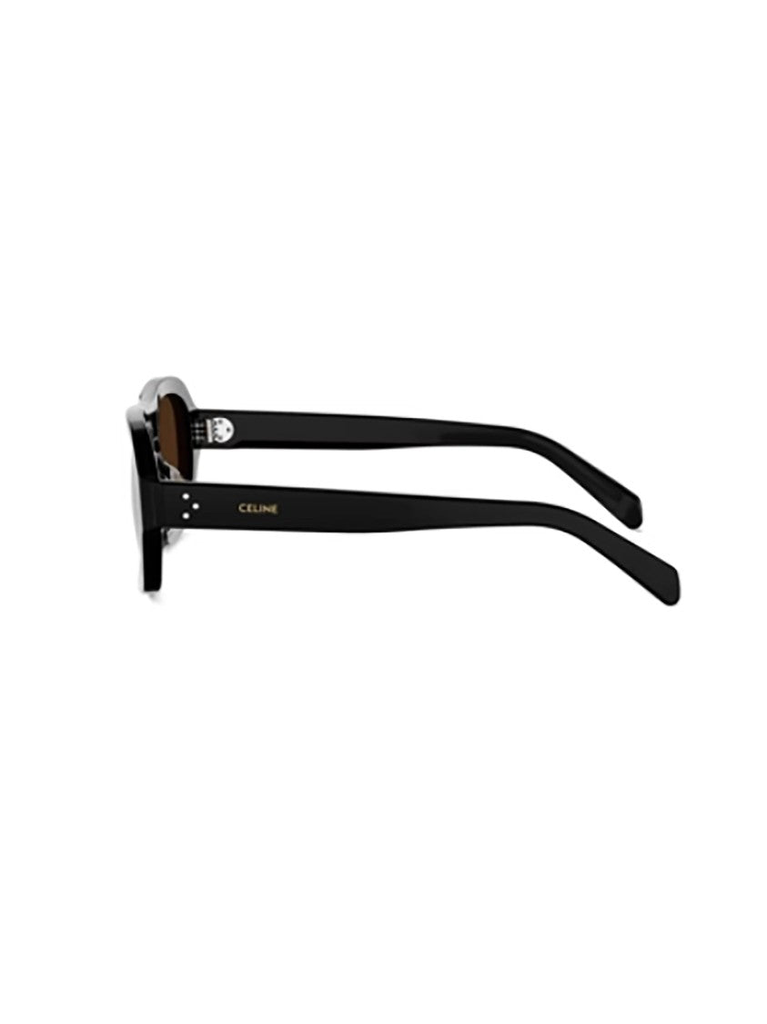 Celine Black Cl40336u Rectangular Brown Sunglasses