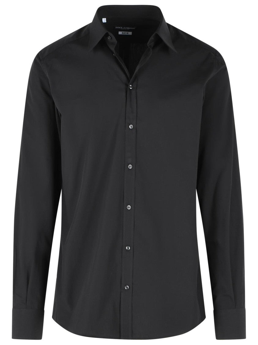 Dolce & Gabbana Black Cotton Shirt