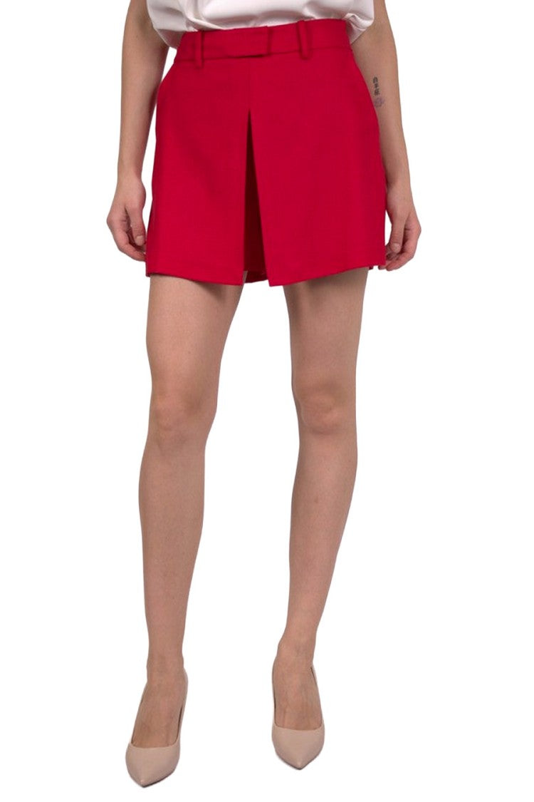 Simona Corsellini Red Cotton Shorts