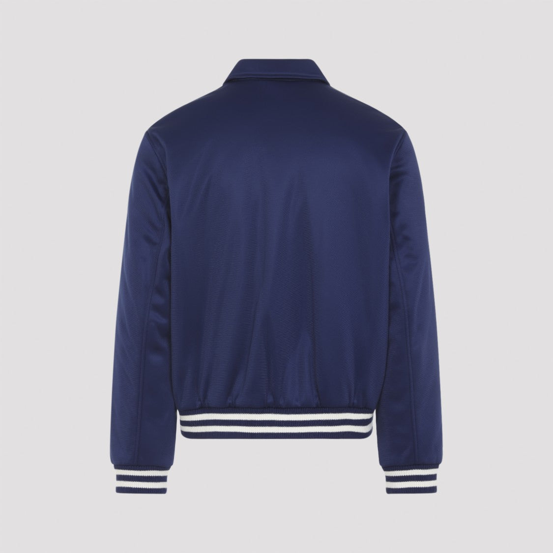 Celine Navy And Ecru Teddy Jacket With Classic Collar