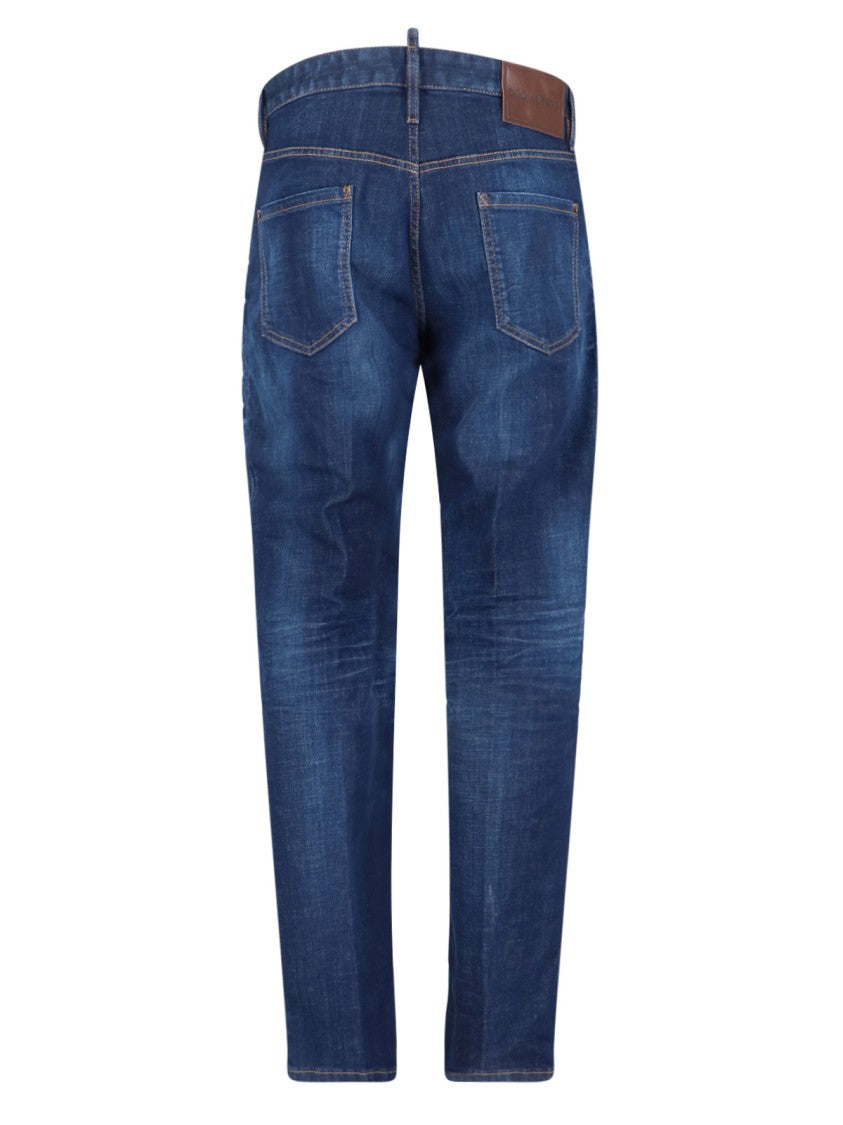Dsquared2 Logo Jeans – Blue