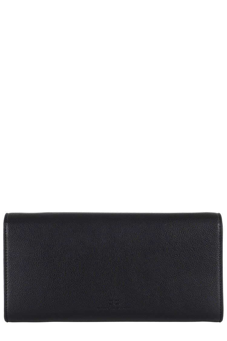 Elisabetta Franchi Eco-Leather Handbag With Golden Chain Strap