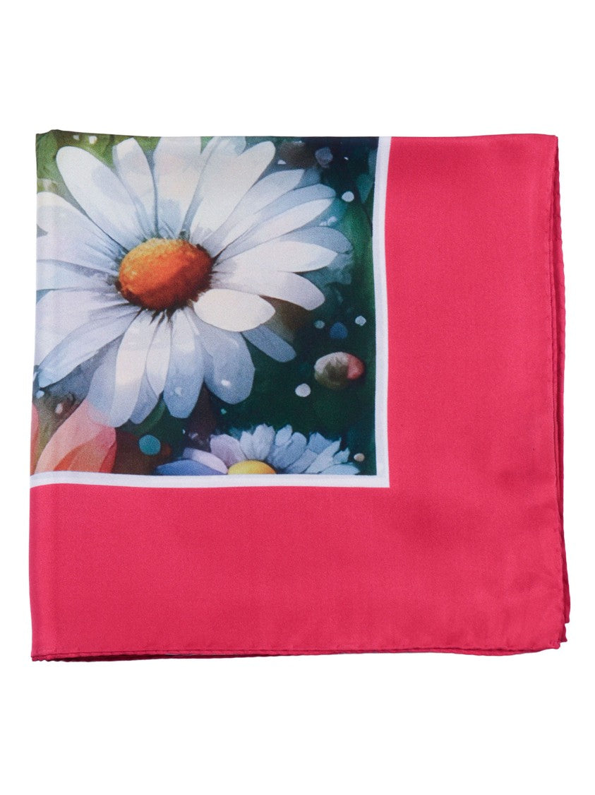 D'aniello Stola Oceano Floral Butterfly Scarf