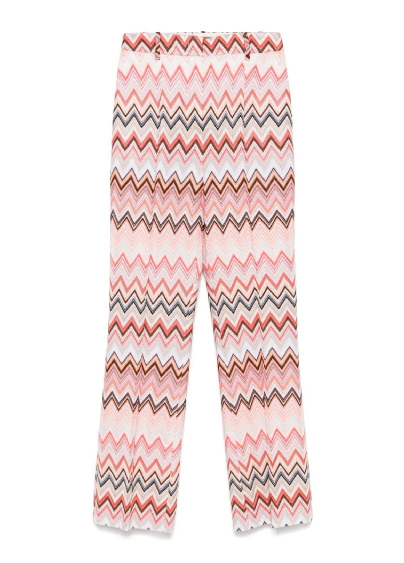 Missoni Zigzag Patterned Tailored Trousers