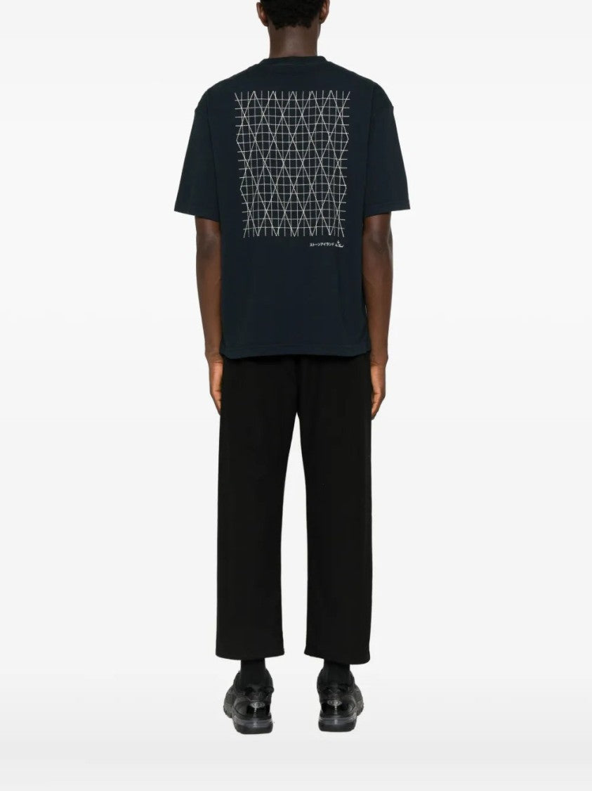 Stone Island Logo-Embroidered Crew-Neck T-Shirt