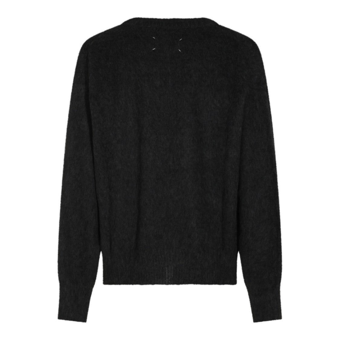 Maison Margiela Black Graphic Sweater With Eagle Motif