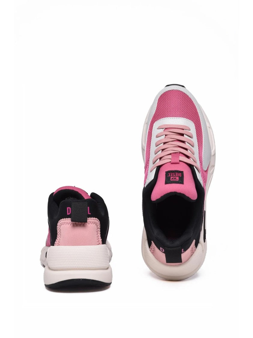 Diesel Polyester-Blend Contrast Sneakers