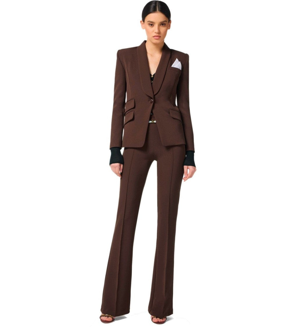 Elisabetta Franchi Coffee Suit