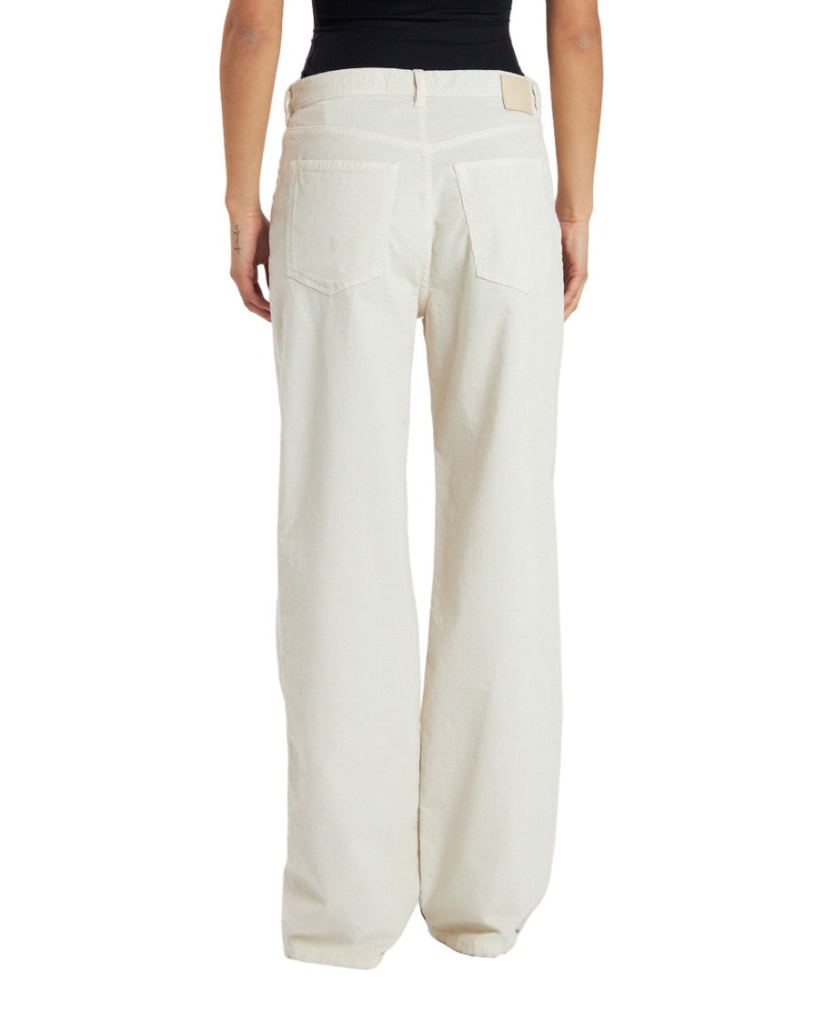 Ag High-Rise Wide-Leg Jeans With Five-Pocket Design